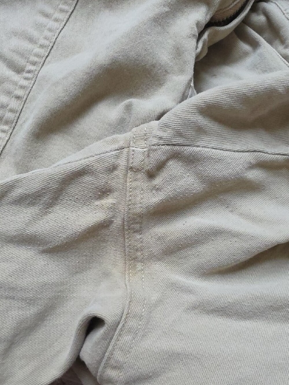 Women's Casual Elastic-Waist Tan Pants-School Uniform - Picture 5 of 7